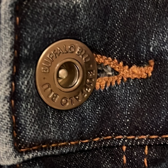 Buffalo Blu Harlow Curvy Stretch Straight Dark Denim Jeans Size 28 - Picture 6 of 14